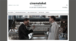 Desktop Screenshot of cinemateket-trondheim.no